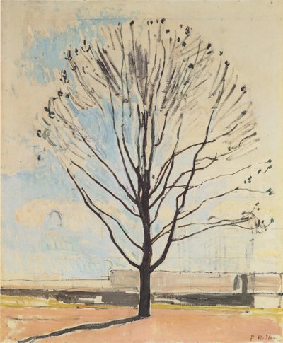 De kale boom door Ferdinand Hodler